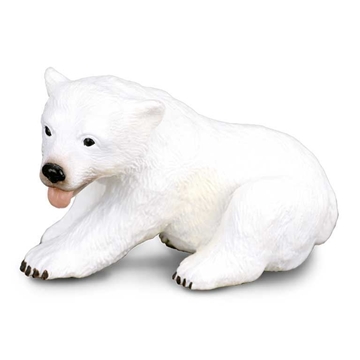 Cachorro oso polar sentado - Imagen 1