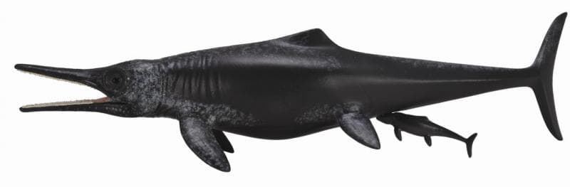Temnodontosaurus Platydon+cría naciendo - Imagen 1