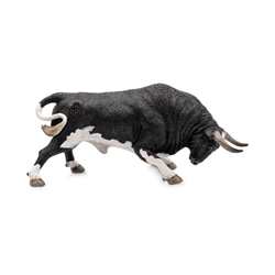 Toro bravo calcetero embistiendo de juguete - Imagen 1